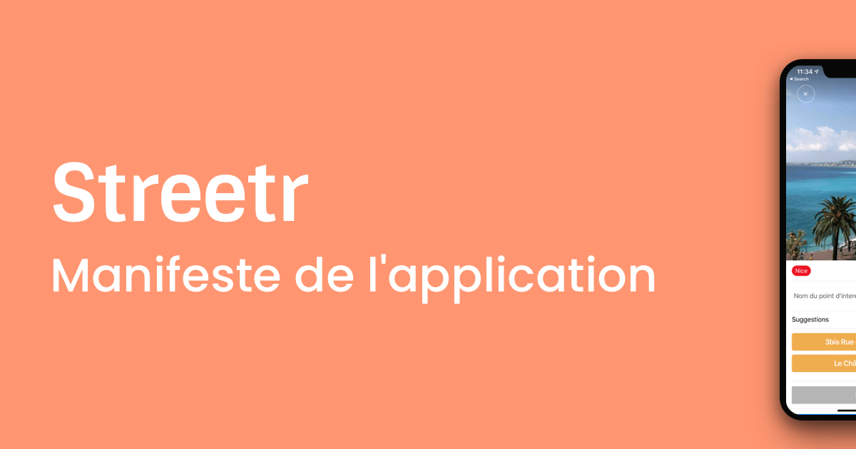 Manifeste de Streetr